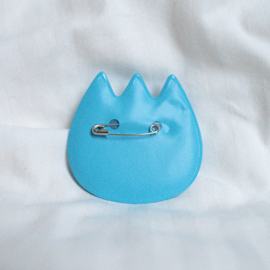 Aaah Tulip Badge Art (Blue)