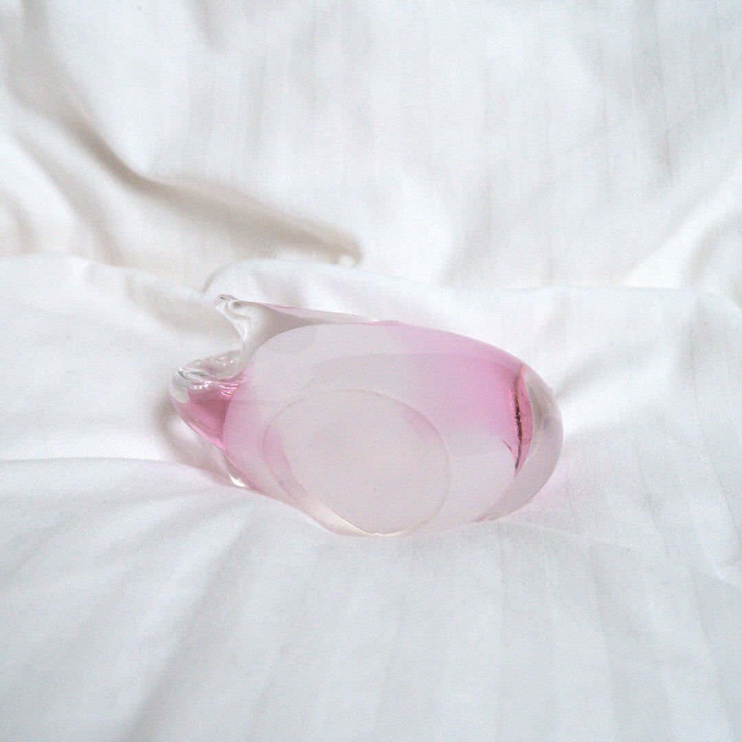 Pink Glass Bird