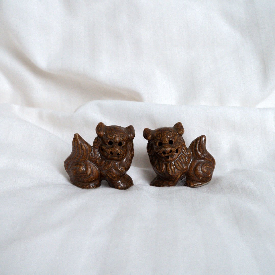 Stone Lion Pair B
